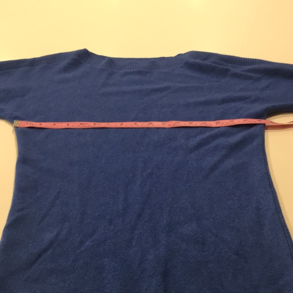 ✅ SOLD Blue 100% Cashmere Sweater - Picture 6 of 8